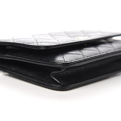 Chanel Caviar Quilted Wallet On Chain WOC Black 8 of 11