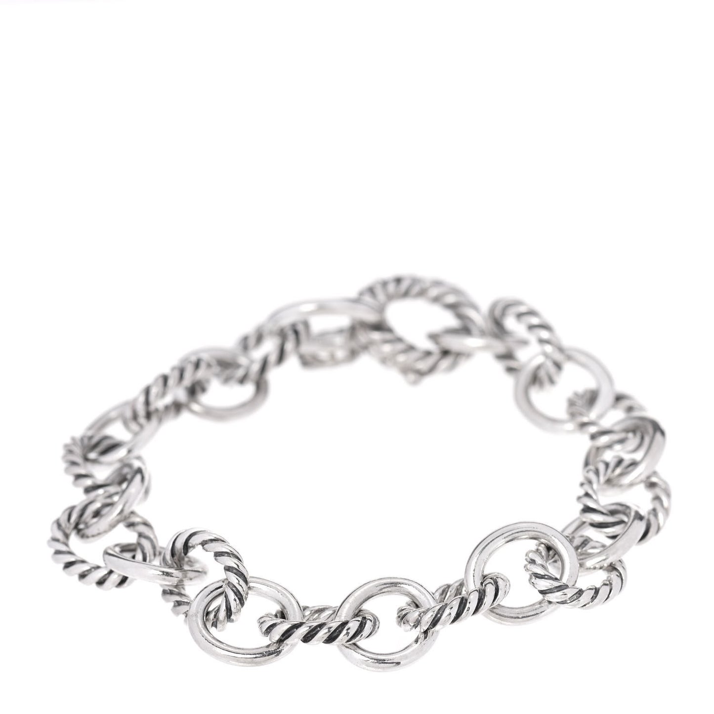 Sterling Silver 10mm Medium Oval Link Bracelet