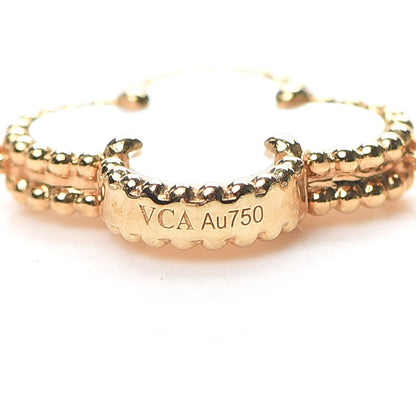 Van Cleef & Arpels 18K Yellow Gold Mother of Pearl 20 Motifs Vintage Alhambra Necklace 5 of 8
