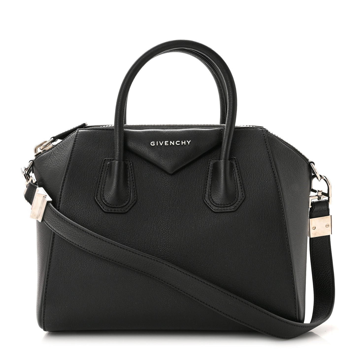 Sugar Goatskin Small Antigona Black