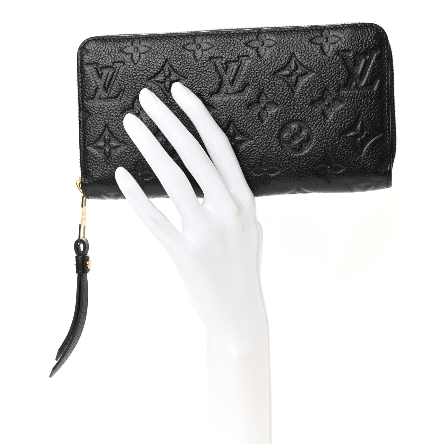 Louis Vuitton Empreinte Zippy Wallet Black 2 of 7