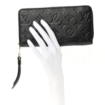Louis Vuitton Empreinte Zippy Wallet Black 2 of 7