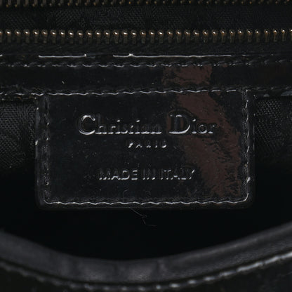 Christian Dior Patent Cannage Large Lady Dior Black 6 of 9