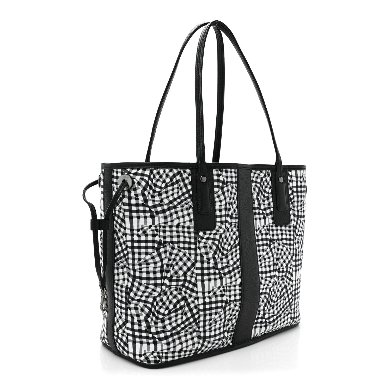 MCM Visetos Medium Liz Reversible Shopper Tote Black 6 of 16