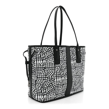 MCM Visetos Medium Liz Reversible Shopper Tote Black 6 of 16