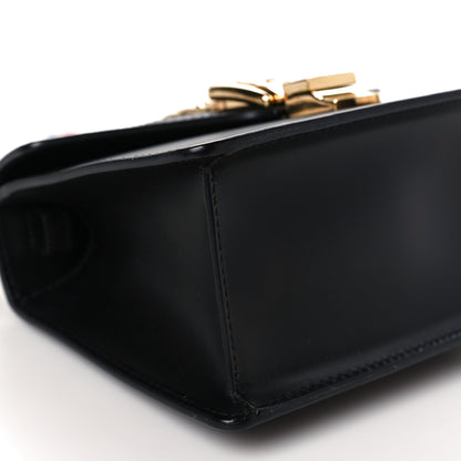 Gucci Calfskin Mini Sylvie Top Handle Bag Black 8 of 9