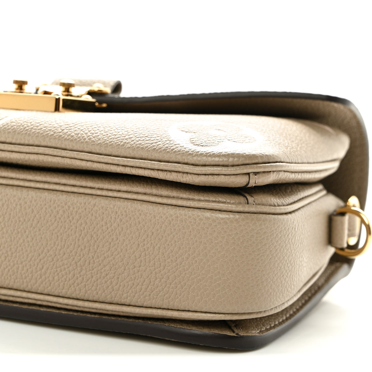 Louis Vuitton Empreinte Monogram Giant Pochette Metis East West Tourterelle Creme 9 of 10