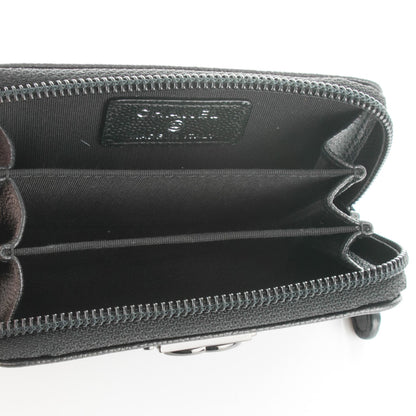 Chanel Caviar Quilted Boy Zip Around Coin Purse Wallet So Black 5 of 7