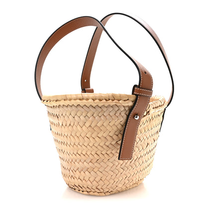 Loewe Raffia Small Basket Tote Bag Natural Tan 3 of 10