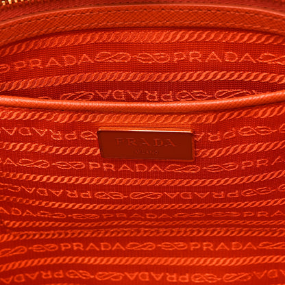 Prada Saffiano Lux Large Tote Papaya 6 of 12