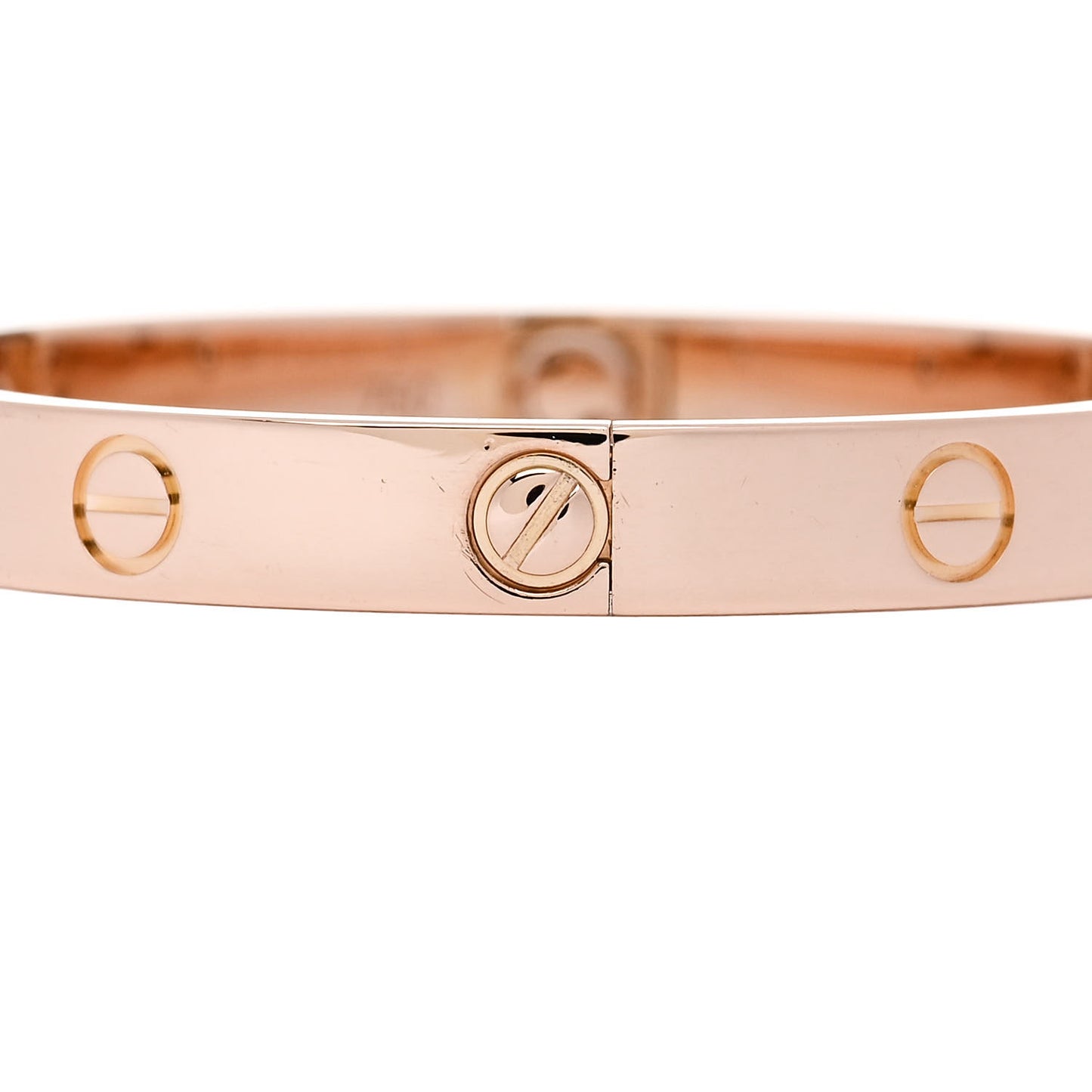 18K Pink Gold 4 Diamond LOVE Bracelet 16