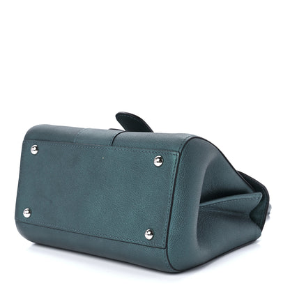 Delvaux Metallic Rodeo Calfskin Mini Brillant Satchel Peacock 11 of 13