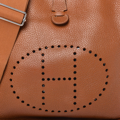 Hermes Taurillon Clemence Evelyne III GM Gold 9 of 9