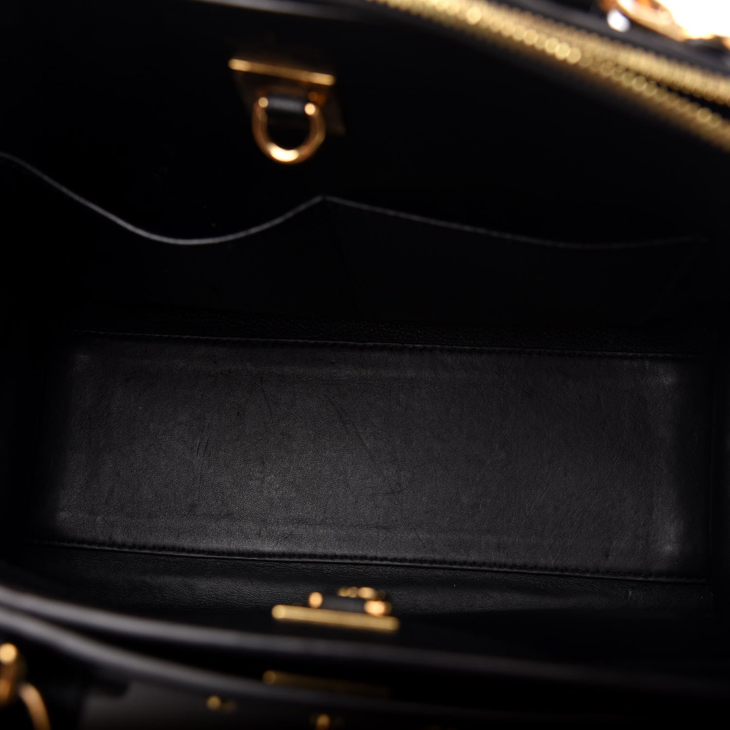Louis Vuitton Taurillon City Steamer MM Black 5 of 9