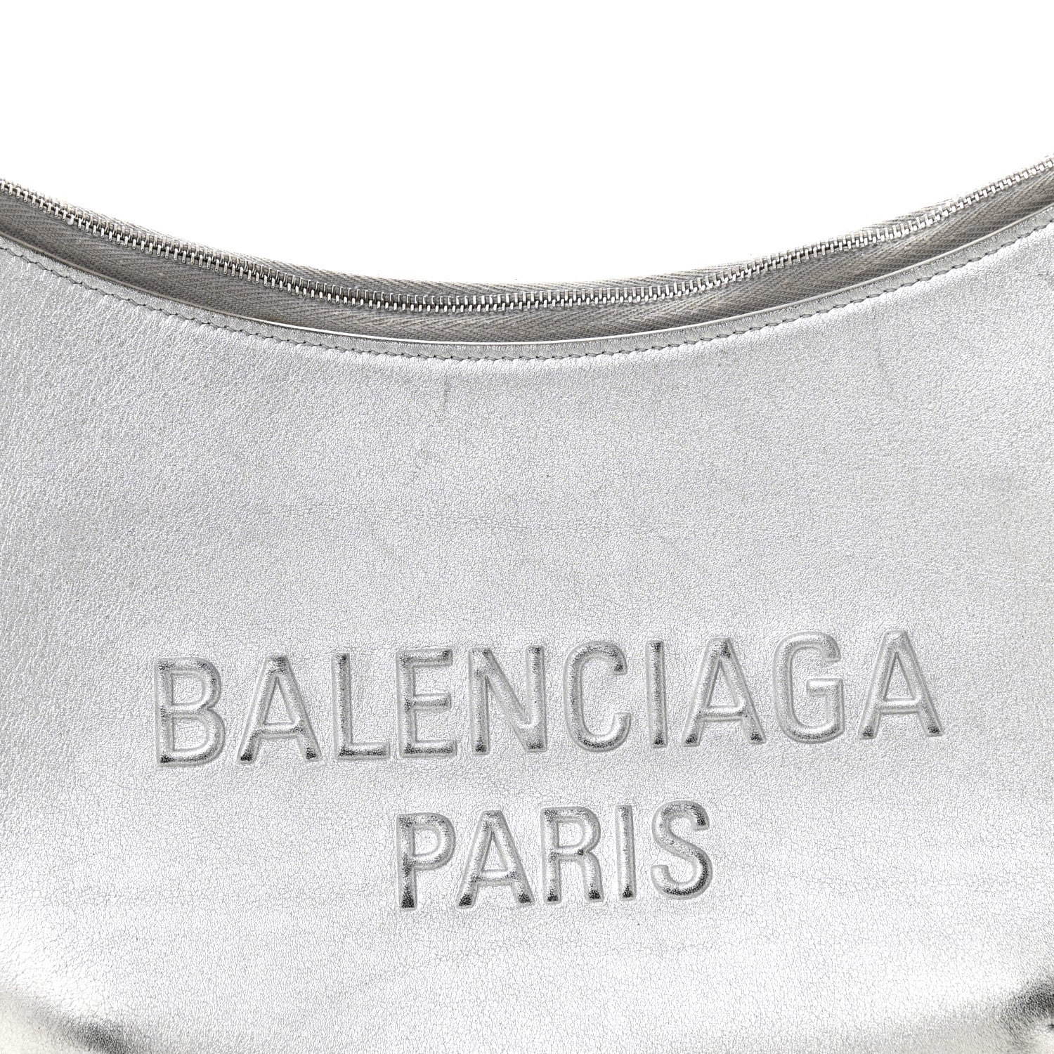Balenciaga Metallic Calfskin Mary Kate Shoulder Bag Silver 7 of 13