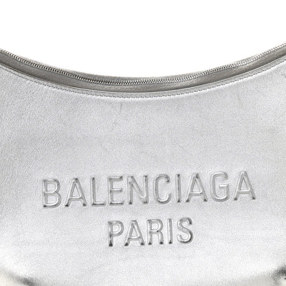 Balenciaga Metallic Calfskin Mary Kate Shoulder Bag Silver 7 of 13