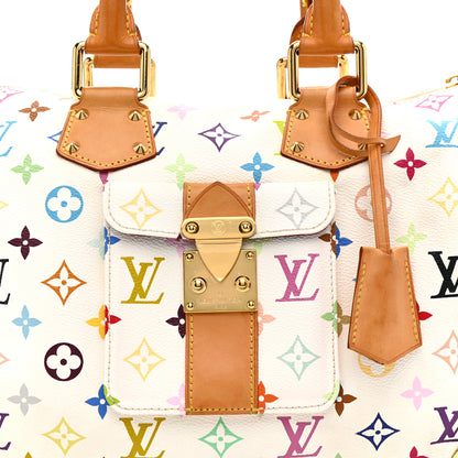 Louis Vuitton Monogram Multicolor Speedy 30 White 8 of 17
