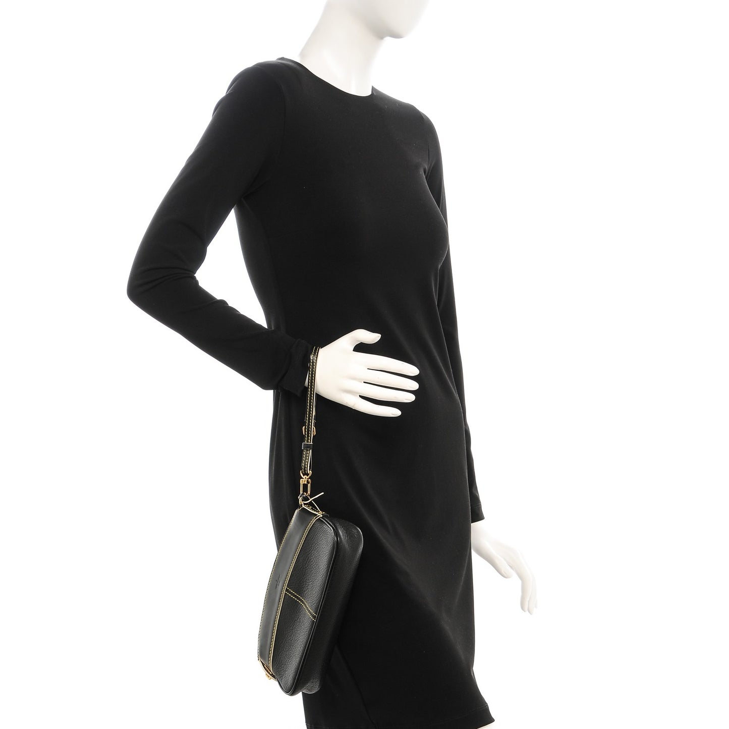 Suhali Lockit Clutch Black