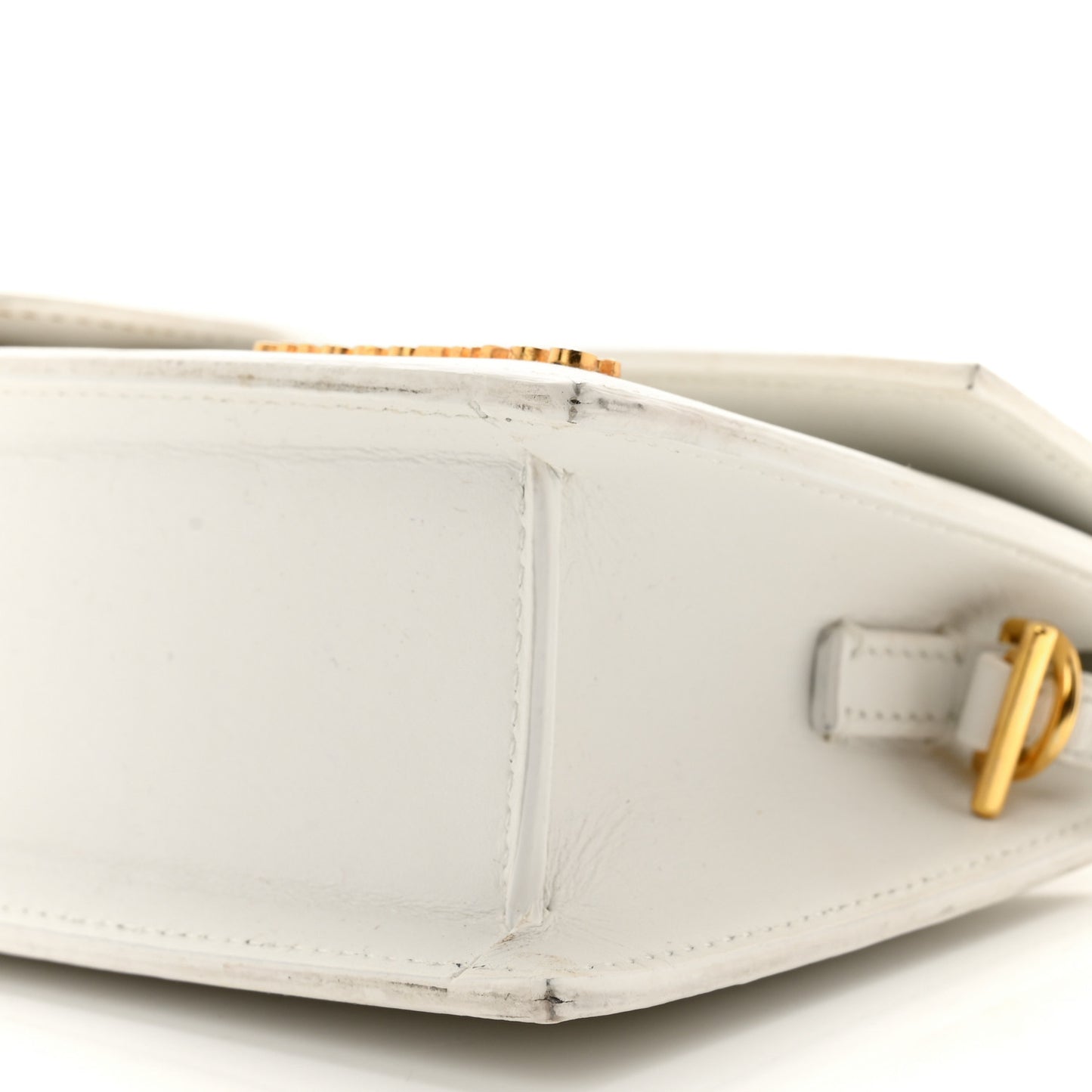 Smooth Calfskin Le Bambino Long White