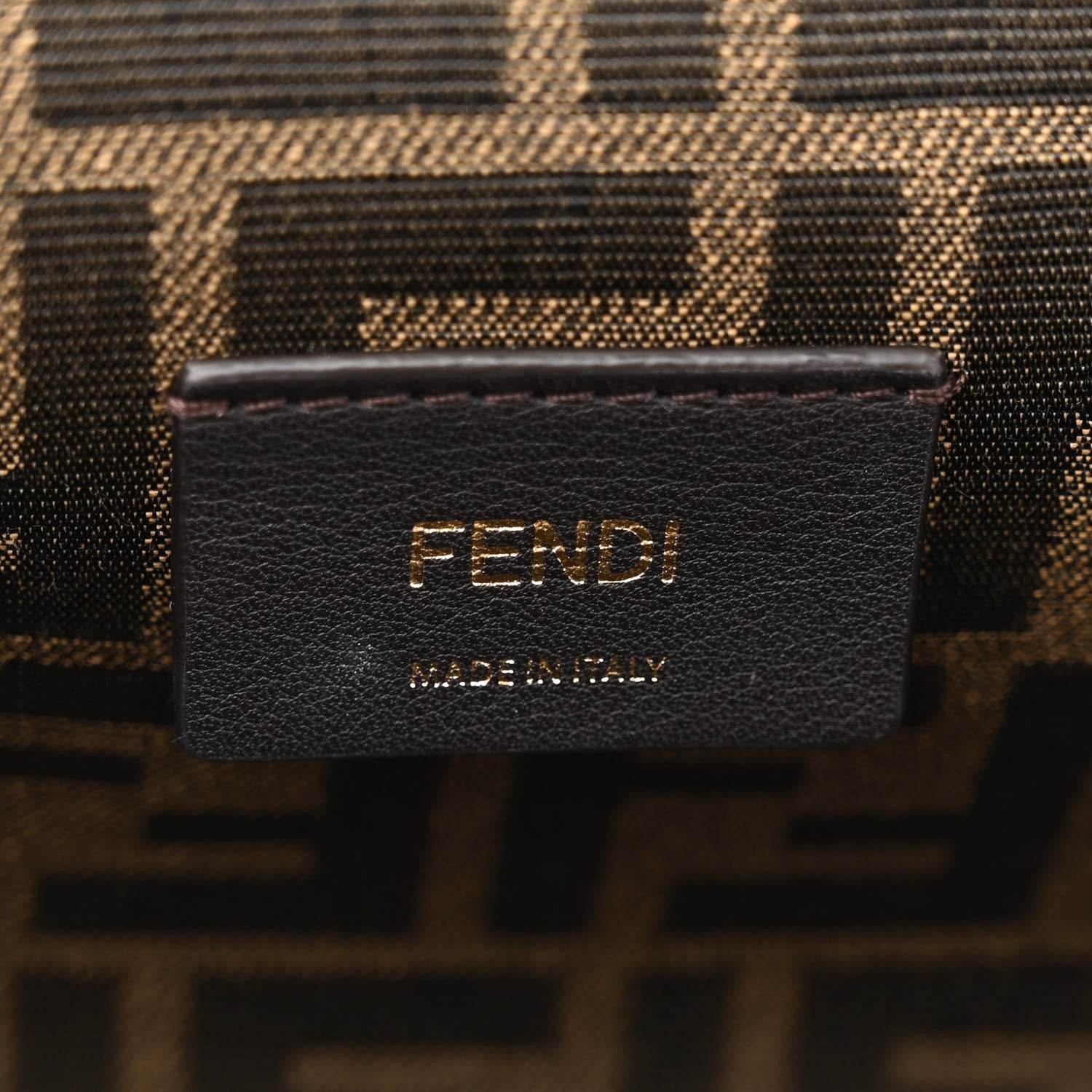 Fendi Shiny Nappa Small Fendi First Caramello 6 of 11