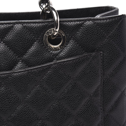Chanel Caviar Quilted Grand Shopping Tote GST Black 15 of 17