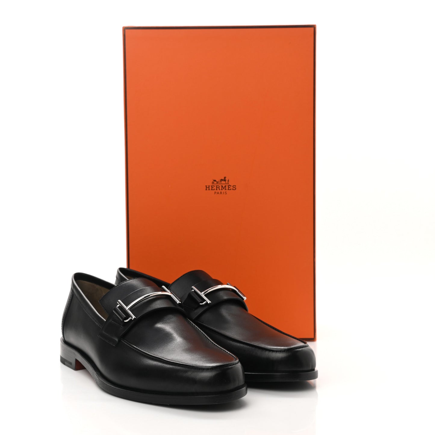 Calfskin Mens Sydney Loafer 41 Black