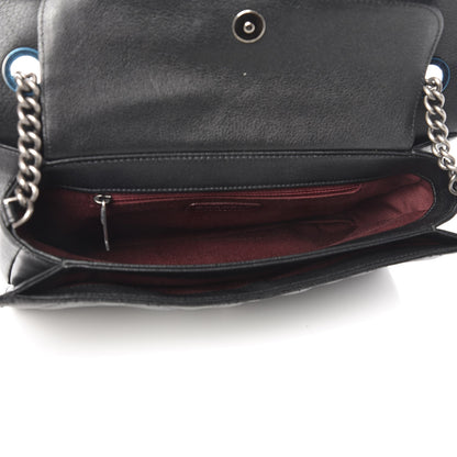 Chanel Goatskin Quilted Large Perfect Edge Flap Black 5 of 8