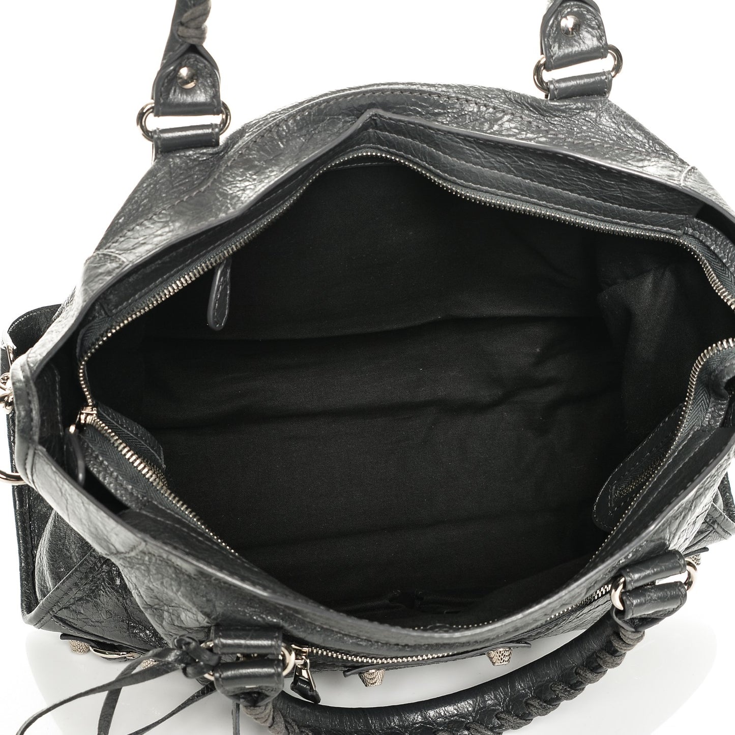 Agneau Giant 12 Silver Hardware City Gris Fossile