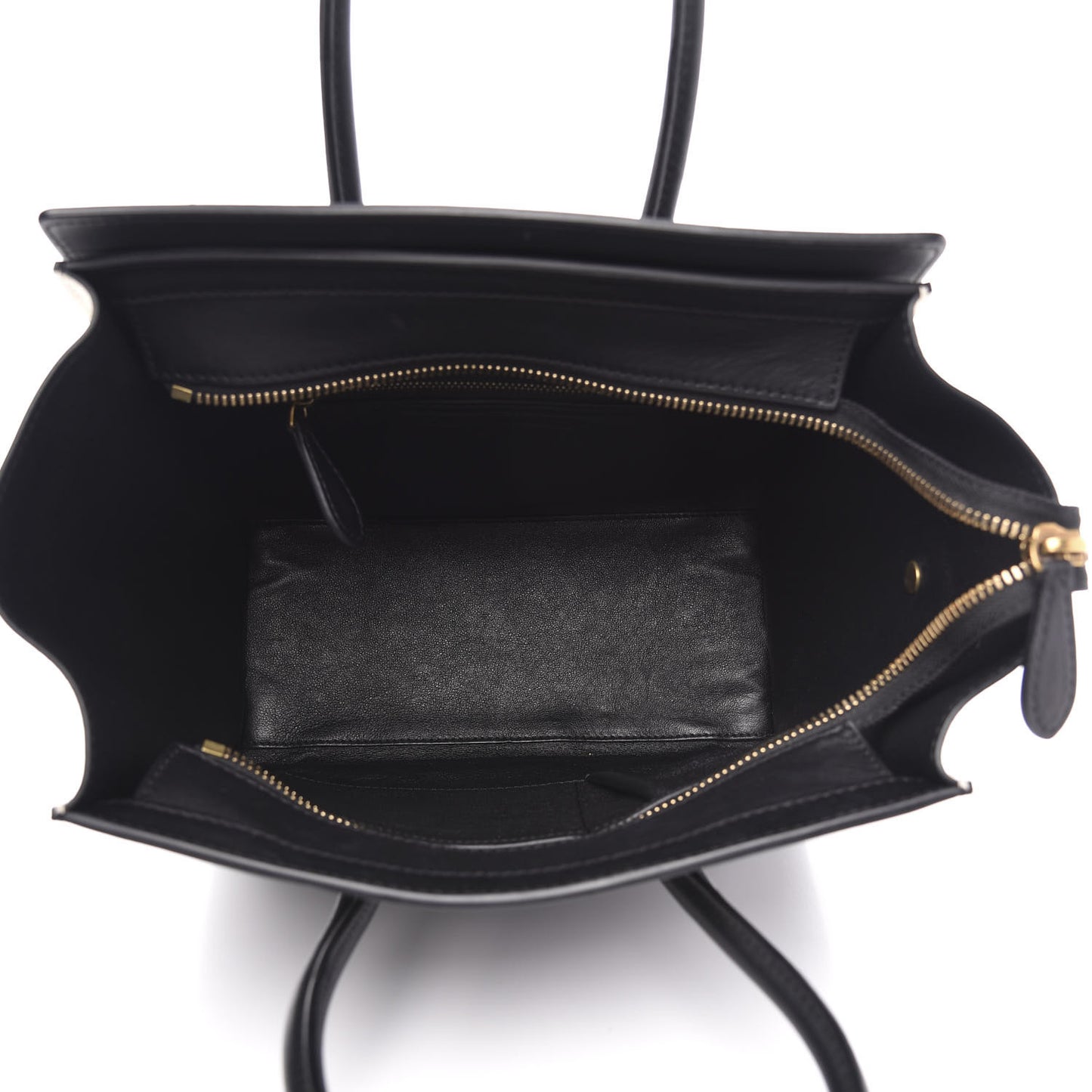Textured Calfskin Micro Tri-Color Luggage Navy Blue