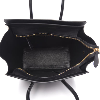 Celine Textured Calfskin Micro Tri-Color Luggage Navy Blue 5 of 11