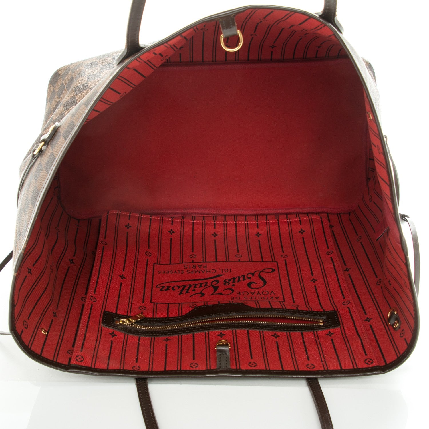 Louis Vuitton Damier Ebene Neverfull GM 5 of 9