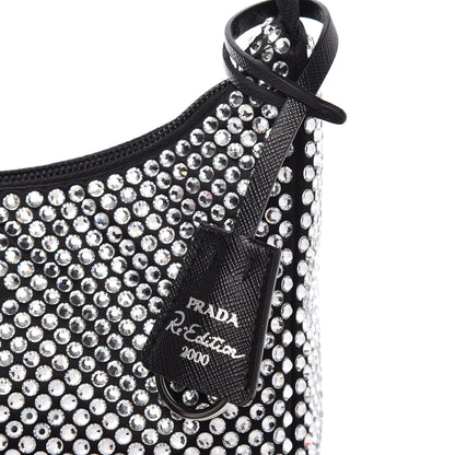 Prada Satin Crystal Mini Re-Edition 2000 Bag Cristal 11 of 12