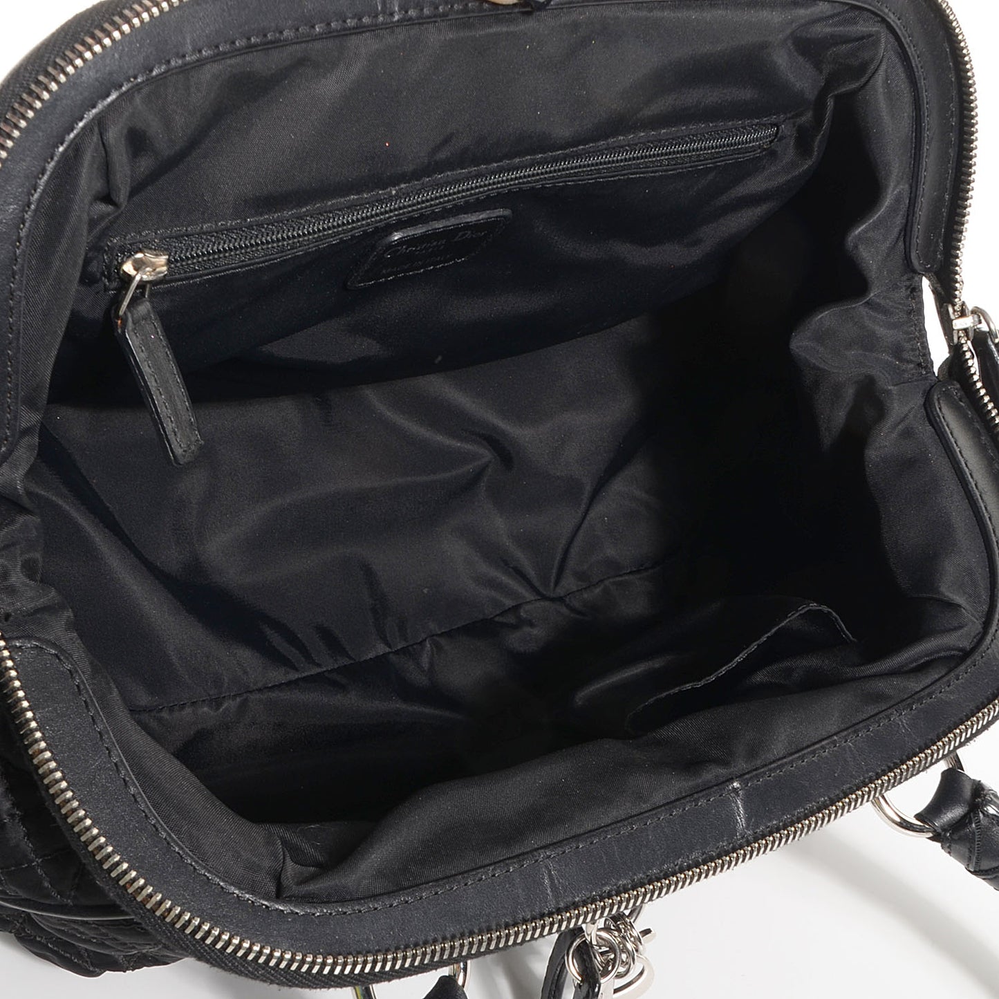 Satin Cannage Charming Doctors Bag Black