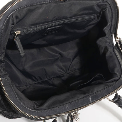 Christian Dior Satin Cannage Charming Doctors Bag Black 5 of 7