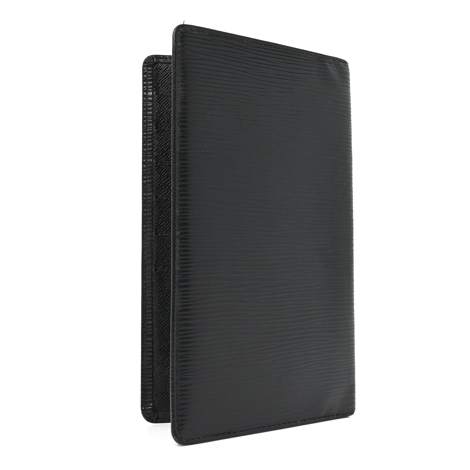 Louis Vuitton Epi Checkbook Organizer Wallet Black 3 of 6