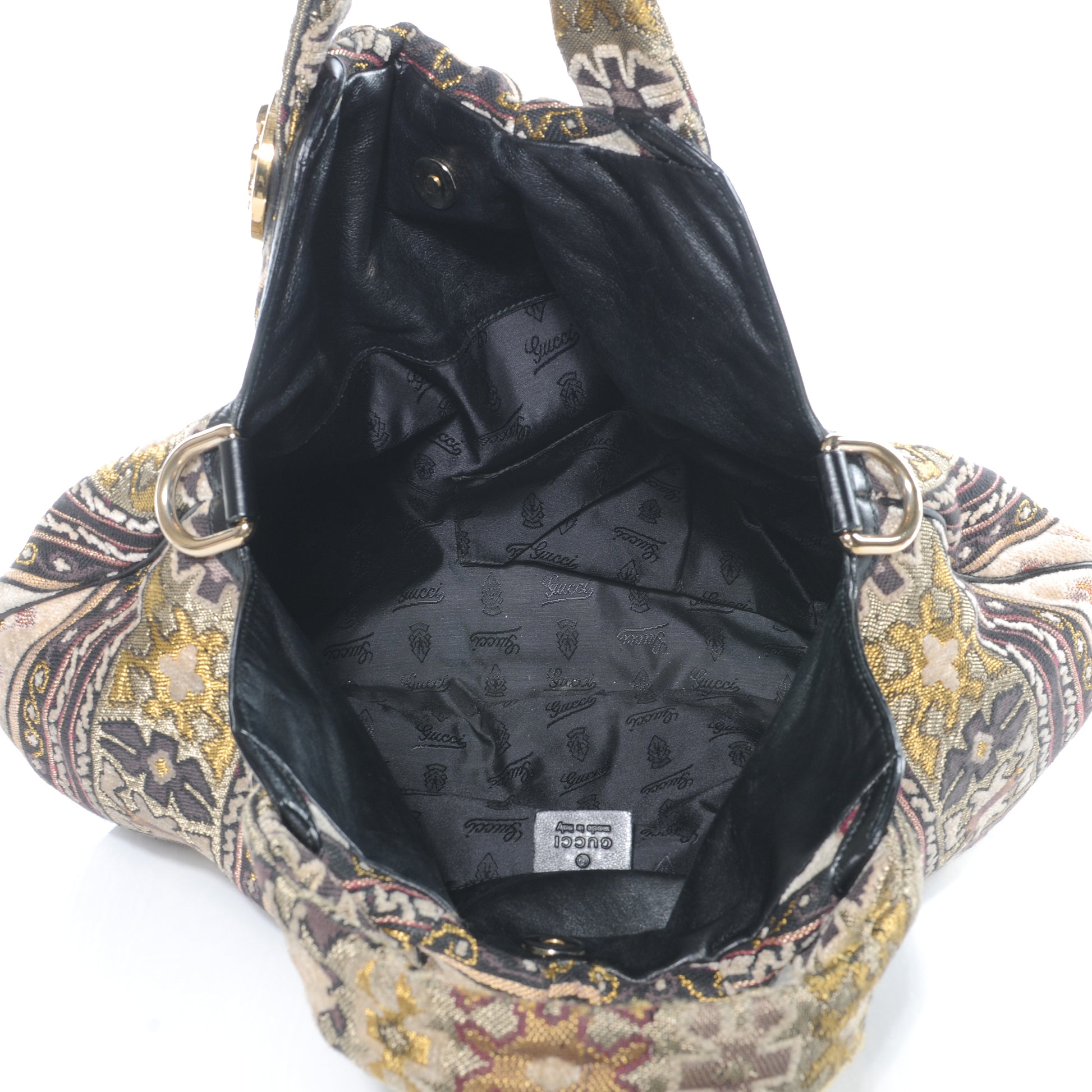 Gucci Tapestry Medium Hysteria Tote 8 of 8