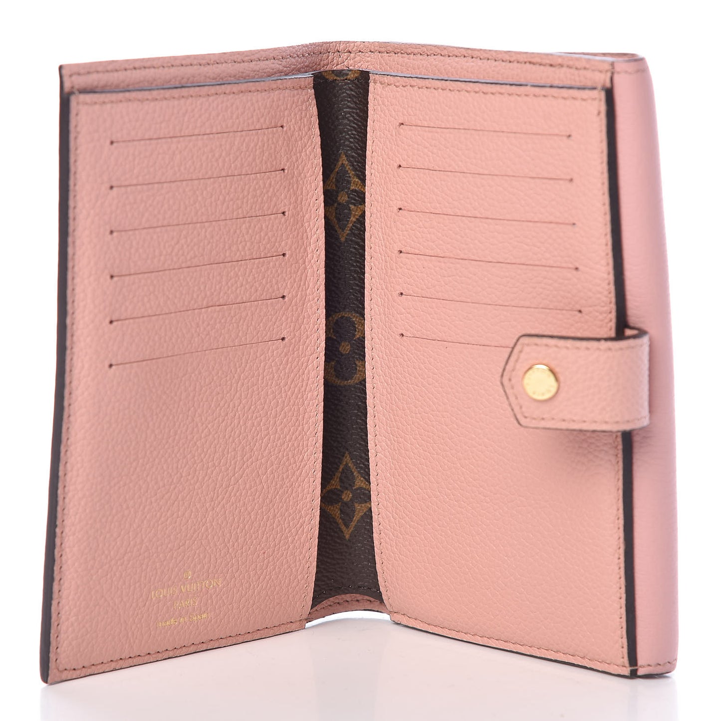 Monogram Pallas Compact Wallet Rose Poudre