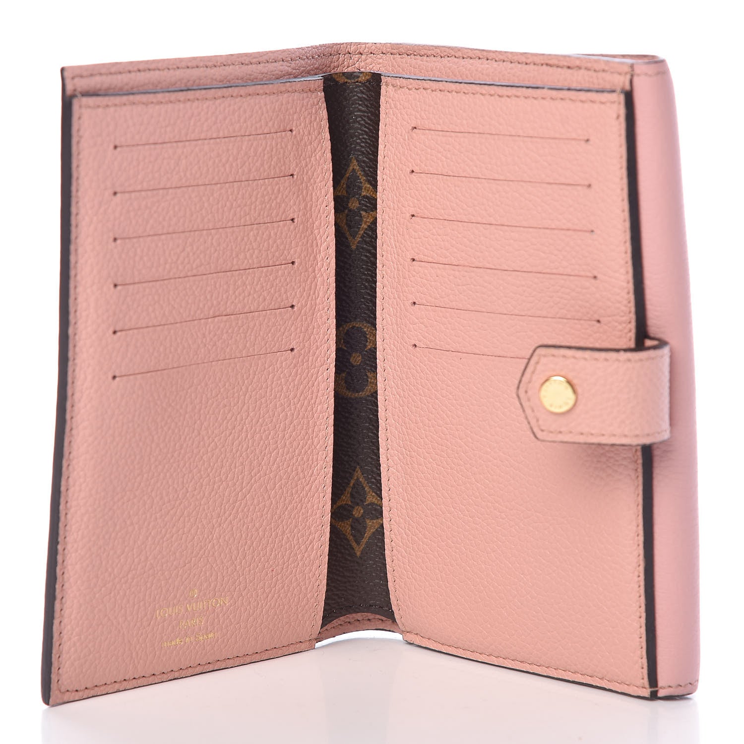 Louis Vuitton Monogram Pallas Compact Wallet Rose Poudre 6 of 9