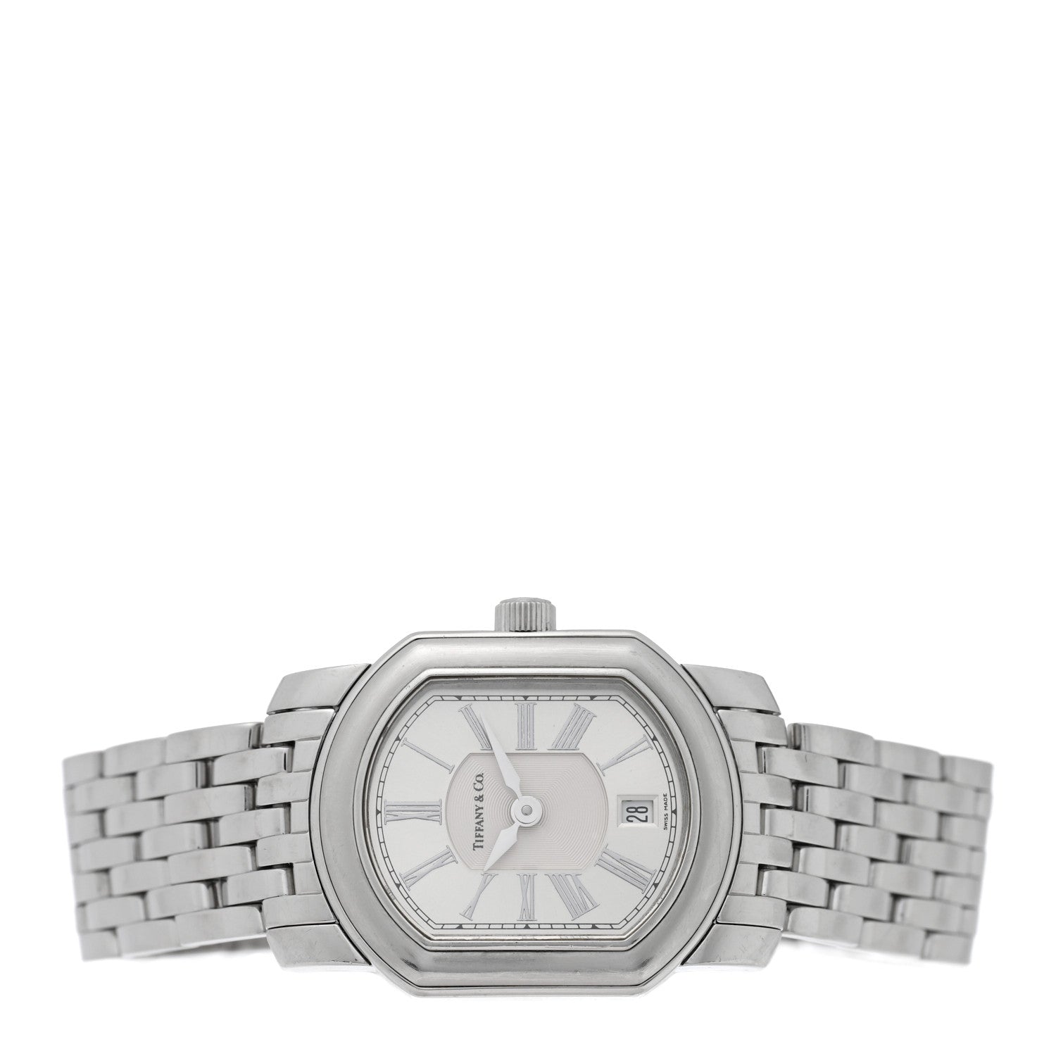 Tiffany Stainless Steel 24mm Mark Coupe Resonator Quartz Watch 2 of 5