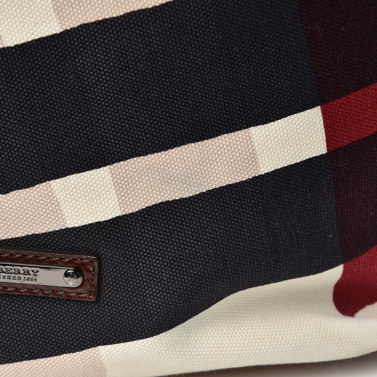 Burberry Canvas Check Bucket Bag Multicolor 13 of 14