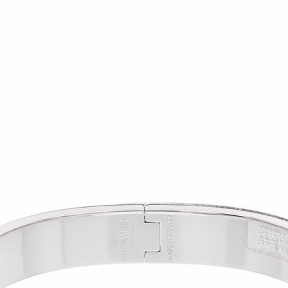 Hermes Matte Enamel Narrow Clic Clac HH Bracelet PM Etain 4 of 5