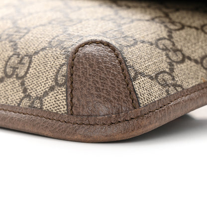 Gucci GG Supreme Monogram Neo Vintage Web Belt Bag Brown 11 of 12
