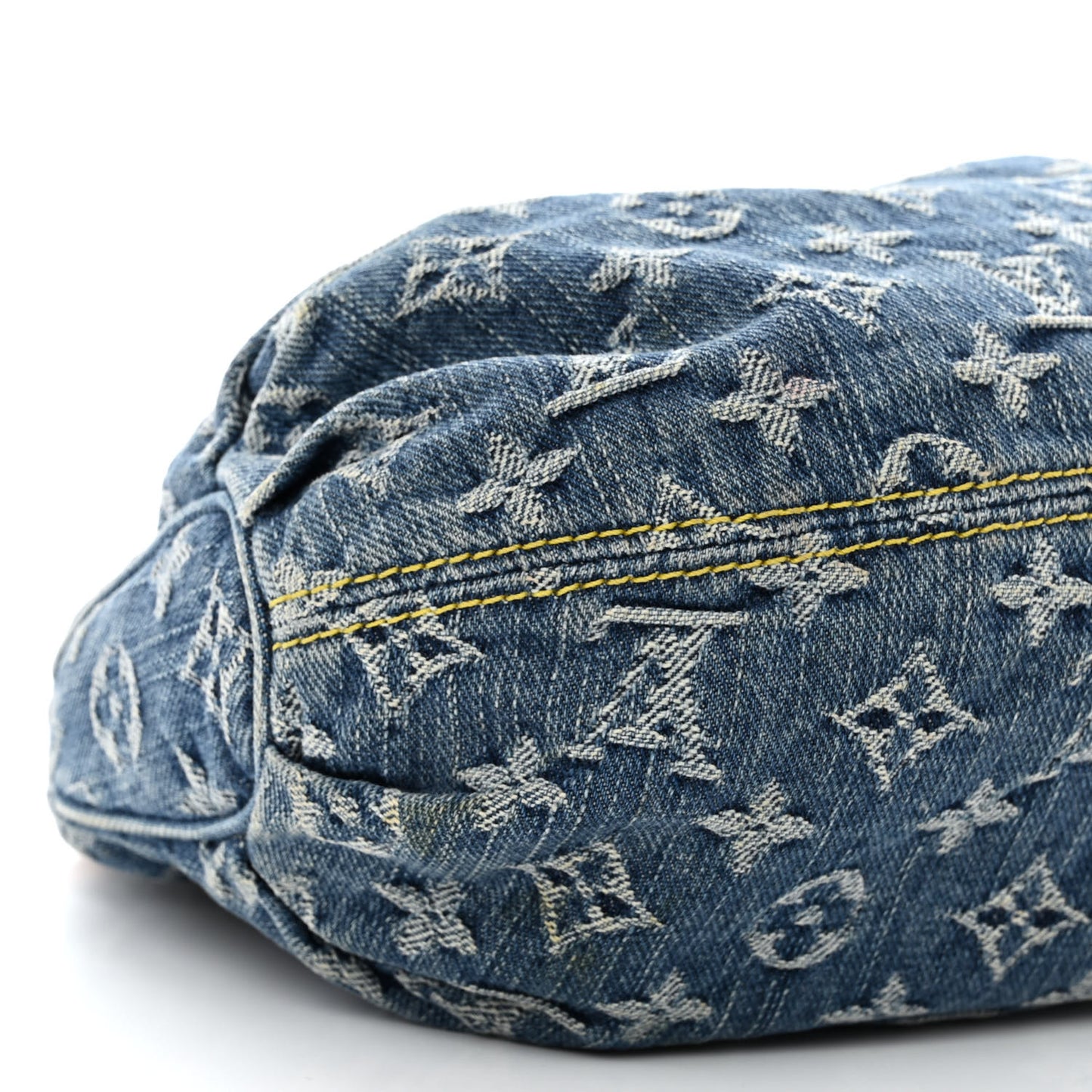 Monogram Denim Pleaty Blue