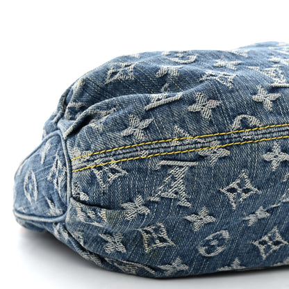 Louis Vuitton Monogram Denim Pleaty Blue 9 of 11
