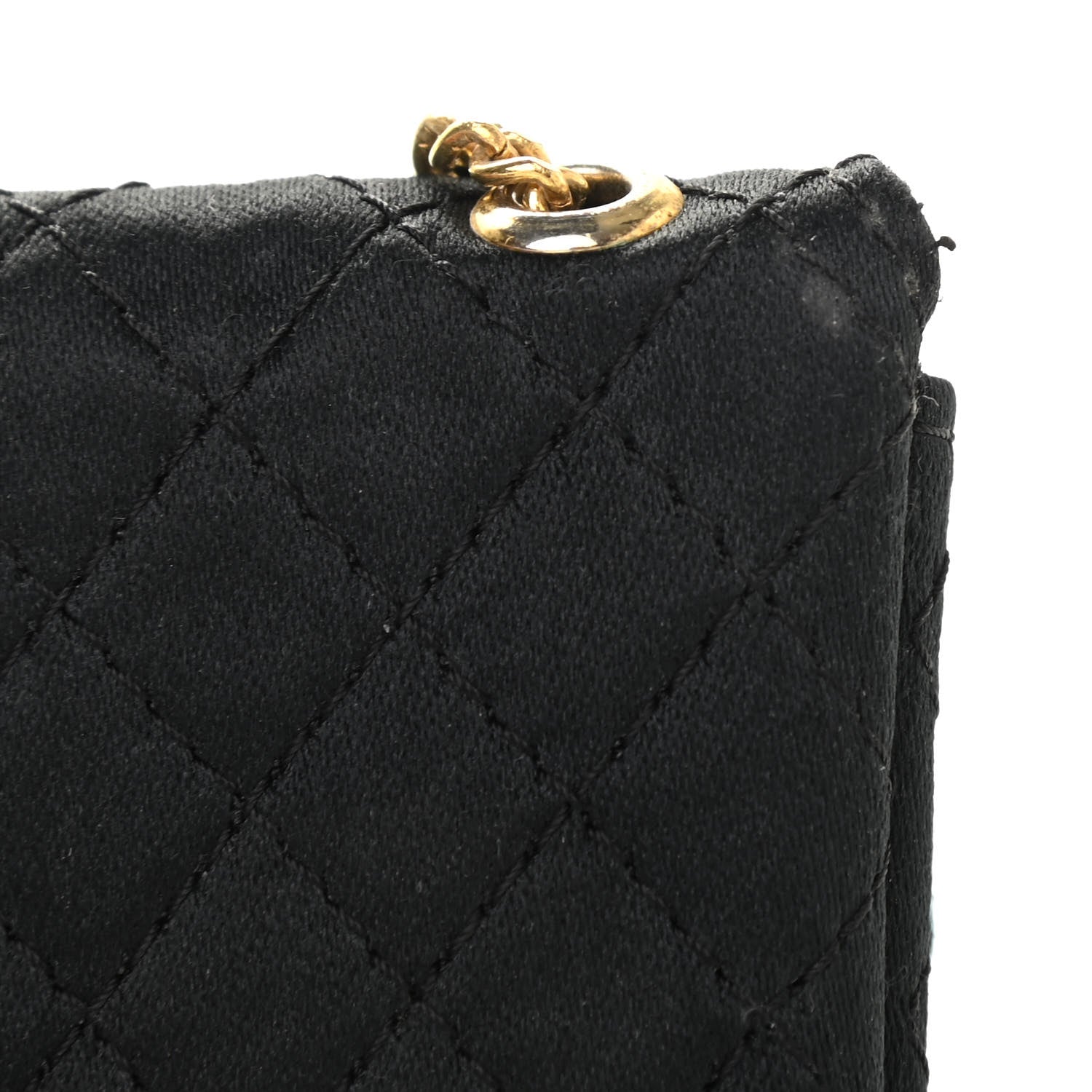 Chanel Grosgrain Quilted Micro Flap Bag Black 9 of 11