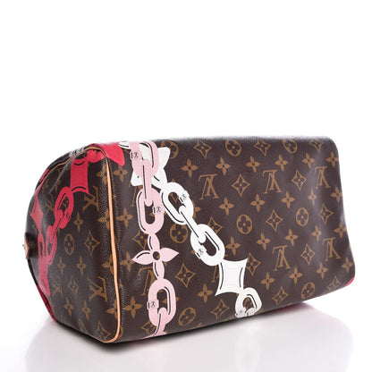 Louis Vuitton Monogram Bay Speedy 30 Rose Ballerine Poppy 4 of 7