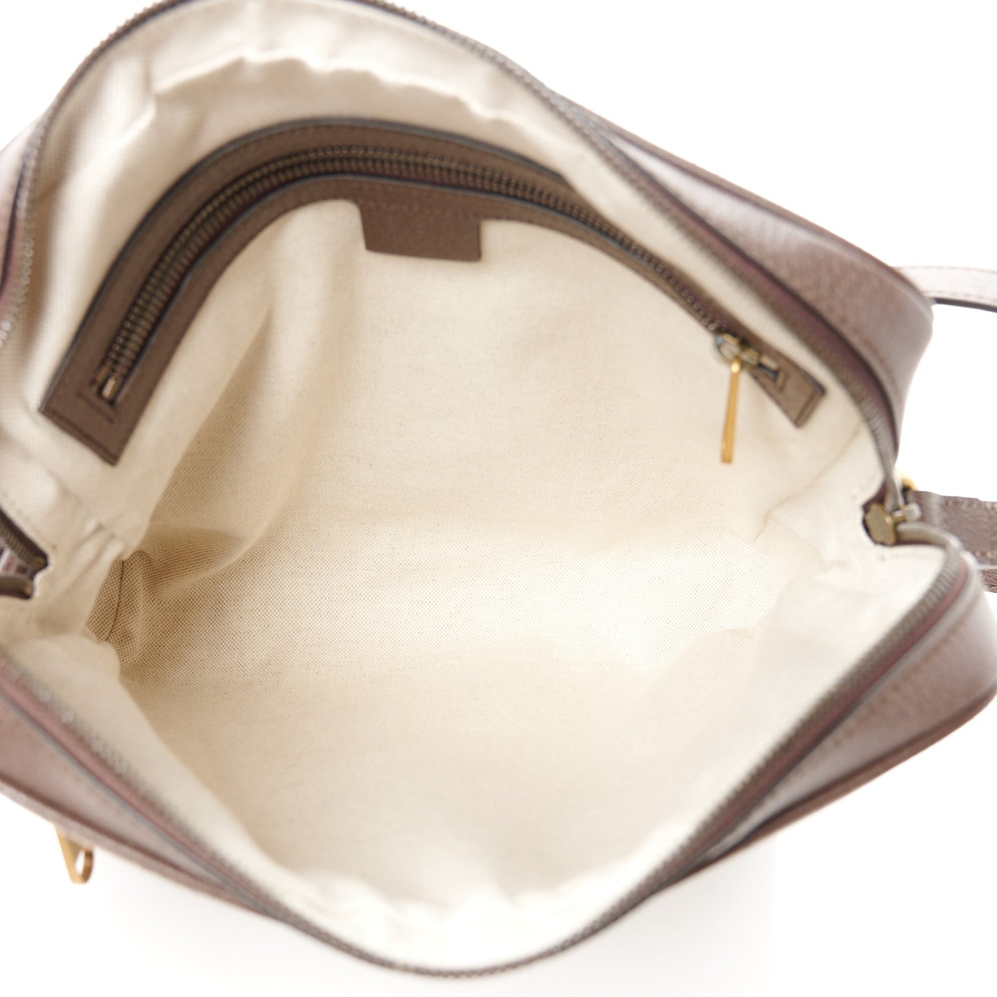 GG Supreme Monogram Web Medium Ophidia Messenger Bag Brown