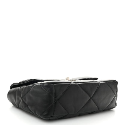 Chanel Lambskin Quilted Large Chanel 19 Flap Black 4 of 10