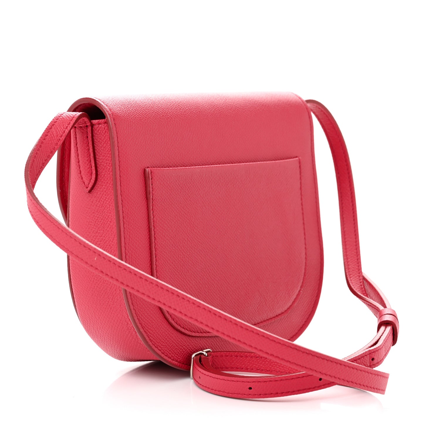 Grained Calfskin Small Trotteur Bubble Pink