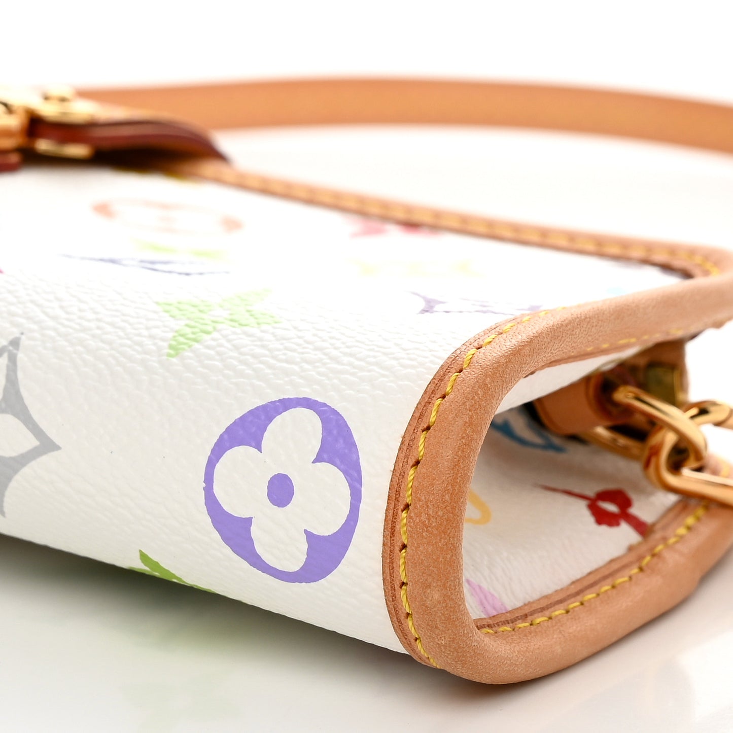 LOUIS VUITTON Monogram Multicolor Shirley White